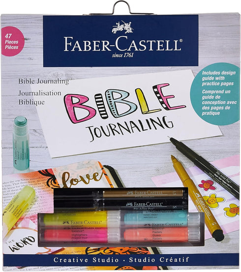 Faber-Castell Bible Journaling Kit, Multiple Color, 47 Piece Set...