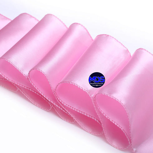 MDS Pack of 50 PCS Satin Chair Sashes Charmeuse Sateen Dining Chair Bows Ribbon Ties Back Sash for Wedding Party Birthday Home Hotel Restaurant Ba...