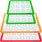 HOTPOP | Reusable Macaron Cookie Sheet, Non Stick Baking Mats, 0.75mm (2 Half Sheets , 2 Quarter Sheets), Set of 4...