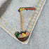 Japanese Porpoise Ramen Enamel Pins Brooches with Chain Clothing Bag Lapel Pin...