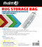 Rug Storage Bag and Zip Tie - NO Vent Holes - Heavy Duty - Giant Size Fits Rugs up to 9'x12' - Protects Rolled Rugs for Moving or Storage...