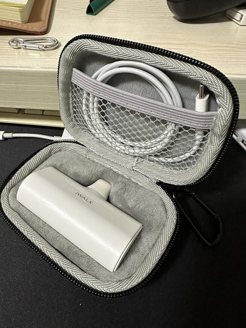 Case Compatible with iWALK Portable Charger Power Bank 4500/ 4800mAh,Charging Battery Pack Holder Storage for LinkPod Mini for iPhone 13/12/ 11/ P...