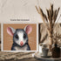 Posterizer 1 pcs- Portrait of a possum with pastel orange background-Art for Animal Lovers- Gift for Men Women Entrepreneur Teens-Decor for Home &...