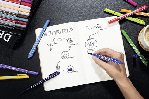 STABILO ARTY PointMax Pen Set of 18, Pack of 18, Multicolor...