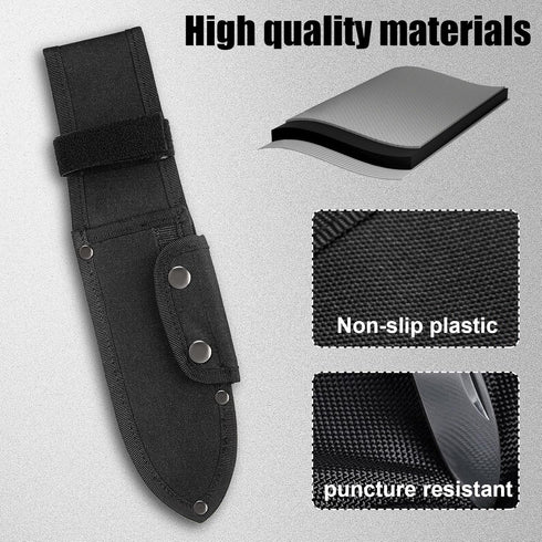 Universal Knife Sheath,Oxford Chef Knife Sheaths for Fixed Blade Knives, Knife Scabbard Cover, Shop Knife Sheath Knives Sleeves Case Edge Guards B...