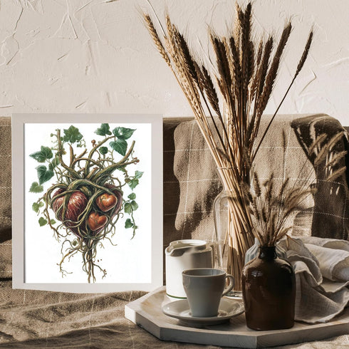 Posterizer 1 pcs-cute Valentine's Day heart poster card-Romantic Art-Holiday Poster Collection-Gift for Couples boyfriend girlfriend Husband Wife-...