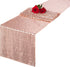 Rose Gold Glitter Sequin Table Runner 12x72 inch for Sparkling Your Party Home Table Docorations Happy Birthday Wedding Bridal Shower Baby Shower...