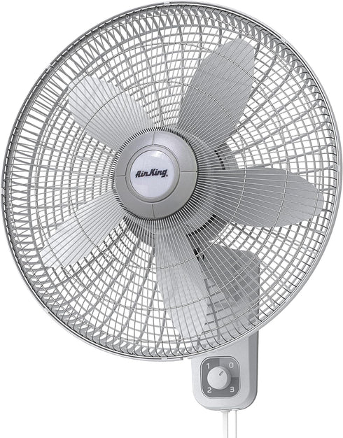 Air King 9018 Commercial Grade Oscillating Wall Mount Fan, 18-Inch , White...