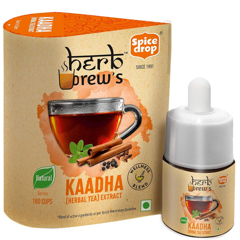 Spice Drop Immunity Booster Kaadha Extract – Authentic Indian Herbal Mix for Better Immununity | Natural Ayurveda Recipe | No Added Color or Prese...