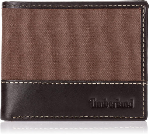 Timberland Men's Baseline Canvas Passcase, Brown, One Size...