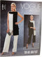 Vogue Patterns Sportswear Misses' Tunic and Pants, 6-8-10-12-14, Orange...