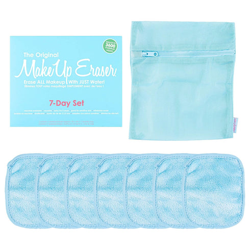 Makeup Eraser The Original, 7-Day Set, Erase All Makeup with Just Water, Including Waterproof Mascara, Eyeliner, Foundation, Lipstick, Sunscreen, ...