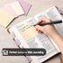 Mr. Pen- Transparent Sticky Notes, 3x3, 200 Sheets, Pastel Colors, See Through Sticky Notes, Sticky Notes Transparent, Translucent Sticky Notes, C...