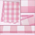 yuboo Pink Gingham Table Runner, Spring Pink and White Buffalo Check Plaid Table Cloth 72 Inches Long for Gingham Party Supplies, Rustic Farmhouse...