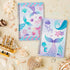 A5 Spiral Notebooks - 2Pcs 50 sheets 100 Pages Cute Wire Bound Travel Journal Spiral Notebook, Writing Notepads Memo Diary Notes Study School Work...