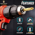 Damaged Screw Extractor Kit and Stripped Screw Extractor Set. Its A HassleFree Broken Bolt Extractor and Screw Remover Set (6 Piece Titanium)...