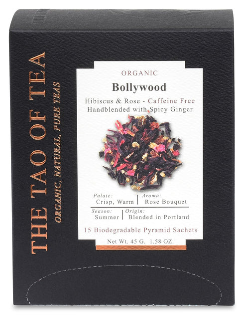 The Tao of Tea Bollywood Box Pyramid Sachets, 15 Sachets...