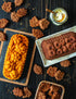 Nordic Ware 93448 Wheat & Pumpkin Cast Loaf Pan, 6 Cup Capacity, Bronze...