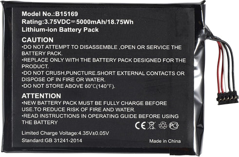 Replacement Battery for B15169 Compatible with Ring-1St Gen Video Doorbell 1St Gen 5000mAh 3.75V...