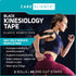 Care Science Waterproof Kinesiology Tape, 40 ct Precut Strips (2 Rolls), Black | Elastic Sports & Weightlifting Tape Supports Muscles & Joints. Wa...