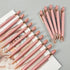 Aozora 15 Pieces Retractable Ballpoint Pens Black Ink 1.0 mm with Stylus Tip Touch School Office Decor Supplies Pretty Aesthetic Pens (Rose Gold&G...