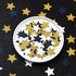 300pcs Navy Blue White Gold Confetti,Glitter Paper decor Twinkle Little Star Table Confetti,Birthday Graduation 2025 Fathers Day Wedding Baby Show...