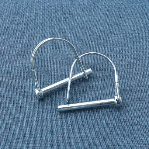 Trailer Coupler Pin, 2Pcs Tivnhuils Hitch Pin Trailer Pin, Zinc Plated Carbon Steel Safety Coupler Pin Locking Pin, 1/4" x 2.16", Small...