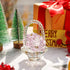 H&D HYALINE & DORA Glass Rose Flower Gift for Women Handcraft Pink Crystal Rose Flower Basket Figurine for Valentine's Day Mother's Day Christmas...