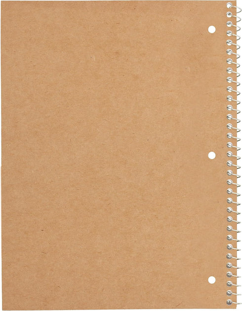 Mead Spiral Notebooks, 6 Pack, 1-Subject, Wide Ruled Paper, 8" x 10-1/2", 70 Sheets, Assorted Pastel Colors (930050-ECM)...