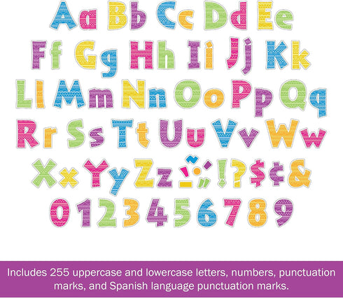Barker Creek Letter Pop-Outs, 4" Kai Ola Sea Life, Multicolor Designer Letters for Bulletin Boards, Breakrooms, Reception Areas, Signs, Displays, ...