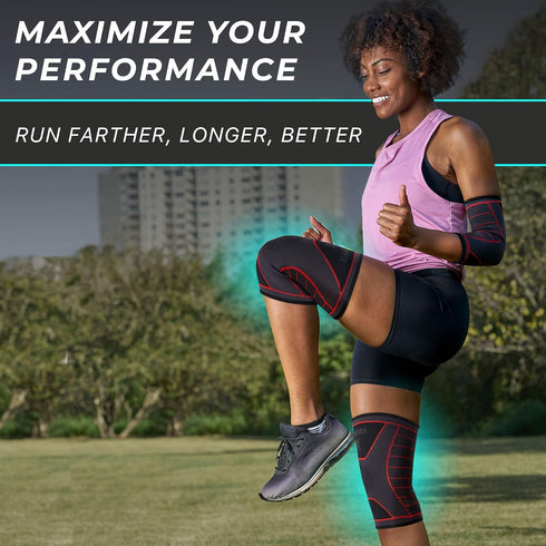 Rymora Knee Support Sleeve, Orthopedic Brace for Women and Men (Grey) (Single Wrap) (Small) - Compression Brace for Ligament Injury, Joint Pain Re...