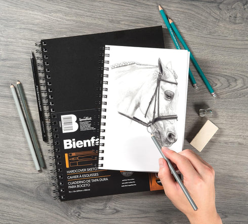 Bienfang 6 by 9-Inch Hardcover Bienfang Sketch Book...