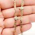 LESLIE BOULES Elegant 18K Gold-Plated Anklet with Three Hamsa Hands - Symbols of Protection and Good Luck...