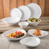 Carlisle FoodService Products Stadia Reusable Plastic Plate Pasta Plate for Home and Restaurant, Melamine, 9.5 Inches, White...