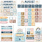 Hadley Designs Boho Calendar For Classroom Elementary Classroom Must Haves - Classroom Calendar Set Bulletin Board Sets For Teachers, Bulletin Boa...