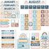 Hadley Designs Boho Calendar For Classroom Elementary Classroom Must Haves - Classroom Calendar Set Bulletin Board Sets For Teachers, Bulletin Boa...