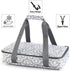 The Lakeside Collection Carrier for Casserole or Slow Cooker - Gray Damask Casserole...