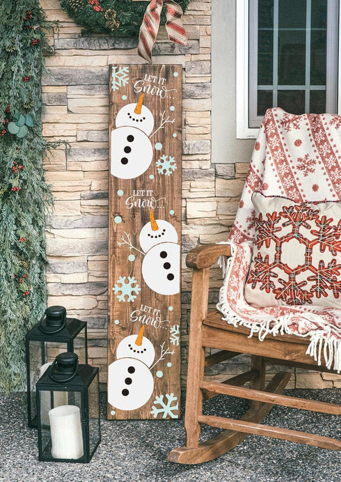 Christmas Welcome Stencils for Painting on Wood,Let It Snow Stencil for Porch Sign Merry Christmas Believe Snowman Drawing Templates for Shirts Pi...