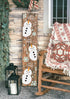Christmas Welcome Stencils for Painting on Wood,Let It Snow Stencil for Porch Sign Merry Christmas Believe Snowman Drawing Templates for Shirts Pi...