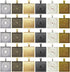WAY DENG Pendant Tray Jewelry Making Charm Set of 30 Mixed Lots Metal Alloy Bezel Frame Square Base Settings Inner 25mm...