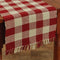 Park Designs Buffalo Check Table Runner - 54" L - Garnet...