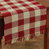 Park Designs Buffalo Check Table Runner - 54" L - Garnet...