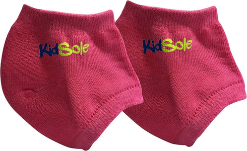 KidSole Gel Heel Strap for Kids with Heel Sensitivity from Severs Disease, Plantar Fasciitis. (Black) (Kids Size 1-6, Pink)...