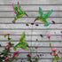 Yardancer Hummingbird Wall Art Decor 3pcs, Metal Hummingbird Decor Hanging for Bathroom Bedroom Living Room Kitchen Terrace -Wall Sculpture Art, H...