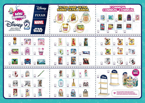 5 Surprise Disney Mini Brands Series 2 by ZURU (2 Pack) Amazon Exclusive and Mystery Collectibles Toys Over 60 Minis to Collect...