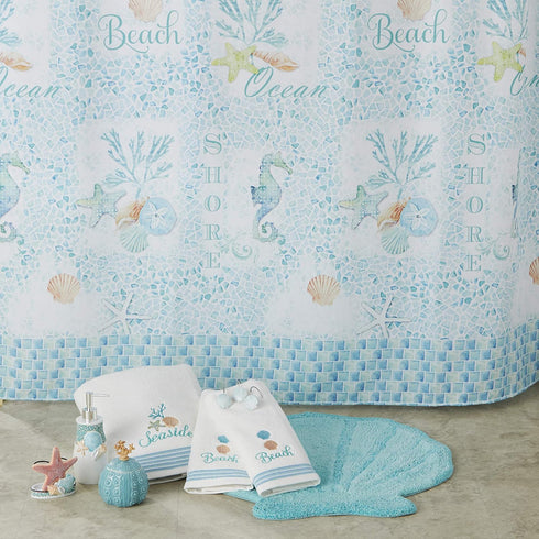 SKL Home by Saturday Knight Ltd. South Seas 2-Piece Hand Towel Set, White...