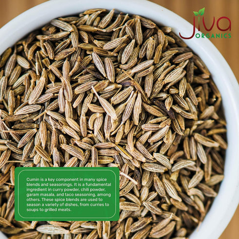 Jiva Organics Organic Ground Cumin Powder 7 ounce - 100% Pure & Non-GMO (Ground Cumin Seeds)...