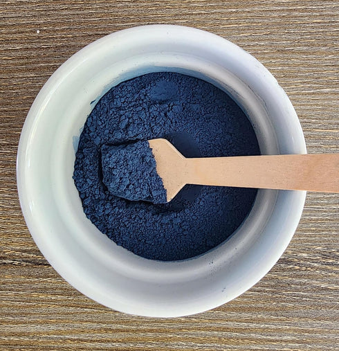 Indigo Powder - 1 oz, Indigo Naturalis - Natural Indigo Blue Powder Dye for Soapmaking & Textiles | Plant-Based Colorant for DIY Crafts, Fabric, C...