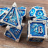 AUSTOR 7-Die Metal DND Dice Set Dungeons and Dragons Dice with Box Roll Playing Game Dice Polyhedral Dice D20 D12 D10 D% D8 D6 D4 Metal Dice for P...