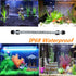 15 inches LED Aquarium Light, 2.5W Fish Tank Light Underwater Light Submersible Crystal Glass Lights, 21 LED Beads 12 Colors 19 Modes Brightness A...